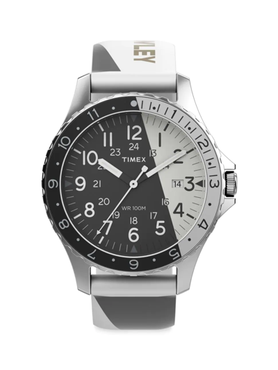 Shop Timex Men's 38mm  X Cynthia Rowley Navi Watch In Black Multi