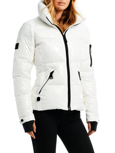 Shop Sam Women's Freestyle Down Puffer Jacket In Snow