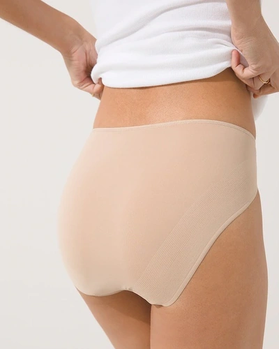 Soma Vanishing Edge Microfiber High Leg In Light Pink