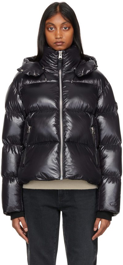 Shop Mackage Black Down Evie Jacket In C0001 Black