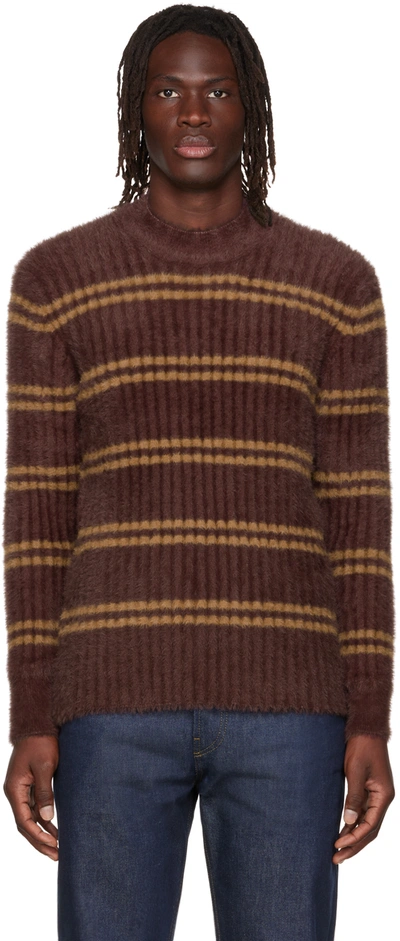 Shop Jacquemus Brown 'la Maille Pescadou' Sweater