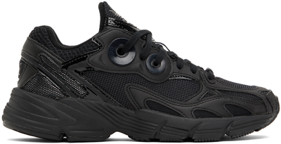 Shop Adidas Originals Black Astir Sneakers In Core Black / Core Bl