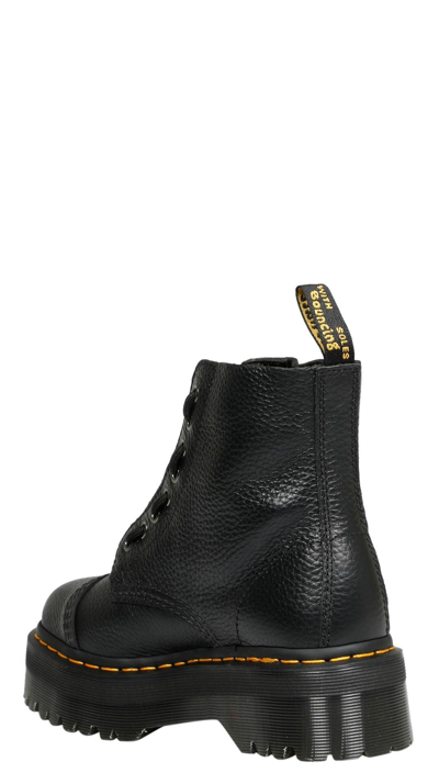 Shop Dr. Martens Sinclair Boots In Black Milled Nappa