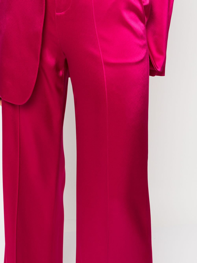 Shop Alice And Olivia Dylan Wide-leg Trousers In Pink