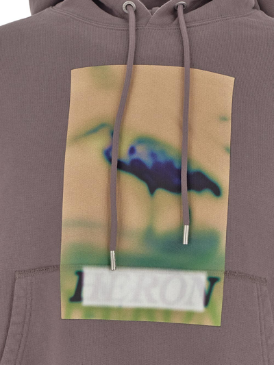 Shop Heron Preston Heron Censored Hoodie In Grey