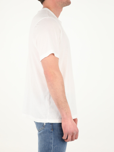 Shop James Perse Crewneck White T-shirt