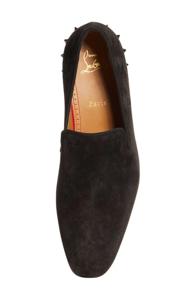 Shop Christian Louboutin Marquees Spike Venetian Loafer In Black