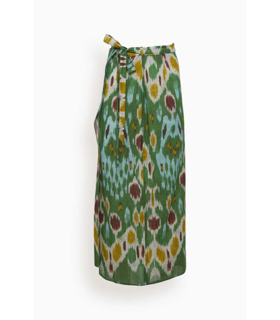 Shop Erdem Hermia Skirt In Green In Multi