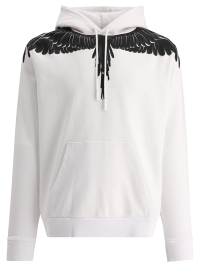 Shop Marcelo Burlon County Of Milan "icon Wings" Hoodie In White