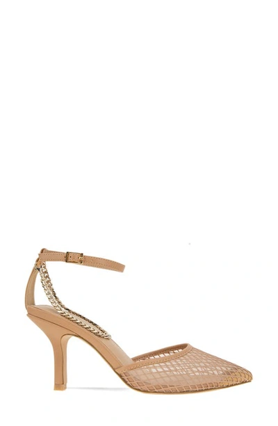 Bcbgeneration Mayah Ankle Strap Pump In Tan
