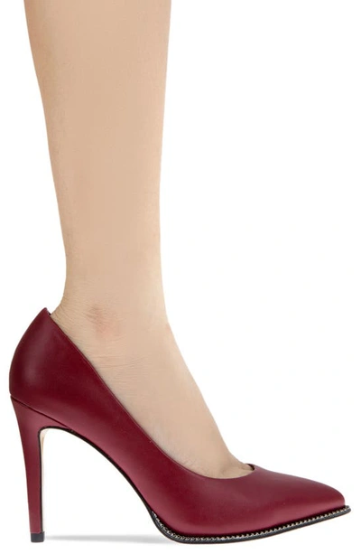 Shop Bcbgeneration Harnoy Point Toe Pump In Rhubarb
