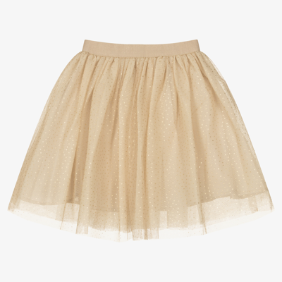 Shop Bonpoint Girls Beige Glitter Tutu Skirt