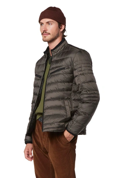 Andrew Marc Grymes Packable Quilted Puffer Jacket In Slate
