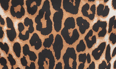 Shop Prada Leopard Print Nylon Top Handle Bag In Avorio