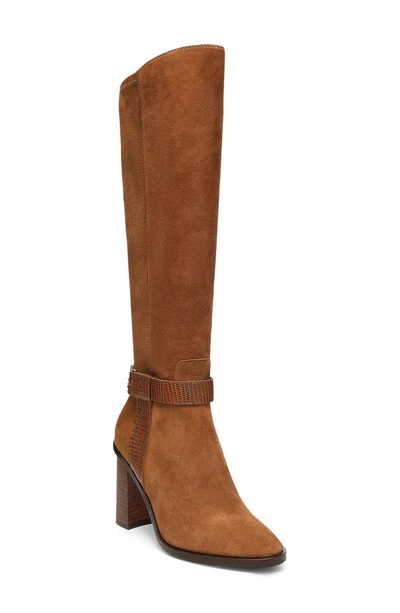 Shop Donald Pliner Moriah Knee High Boot In Saddle