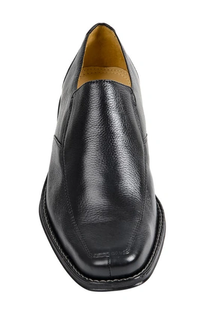 Shop Sandro Moscoloni Double Gore Moc Toe Slip-on Loafer In Black