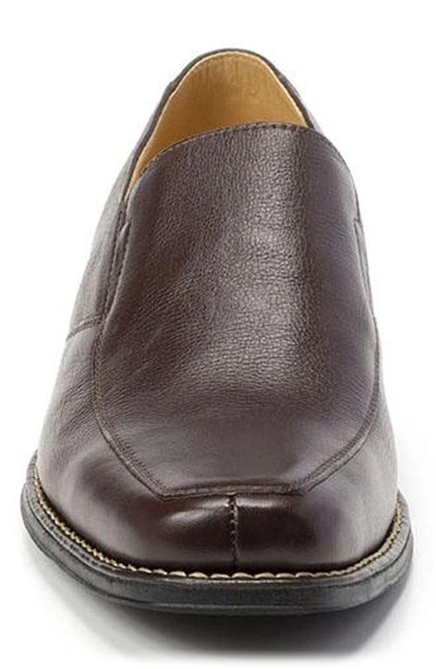 Shop Sandro Moscoloni Double Gore Moc Toe Slip-on Loafer In Brown
