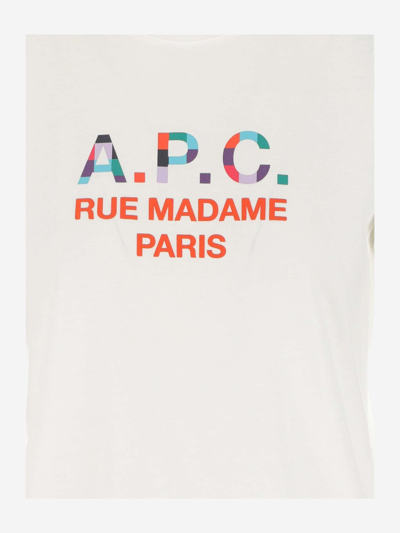 Shop Apc A.p.c. T-shirts And Polos In Bianco