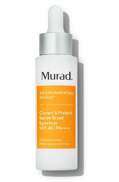 Shop Murad Correct & Protect Serum Broad Spectrum Spf 45 Mineral Sunscreen