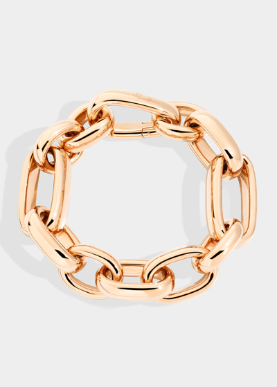 Shop Pomellato Iconica Bold 18k Rose Gold Chain Bracelet