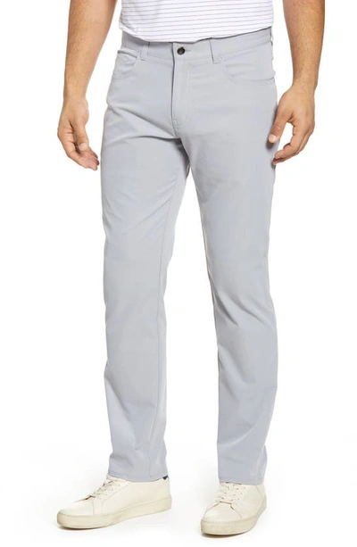 Shop Peter Millar Regular Fit Performance Pants In Gale Grey