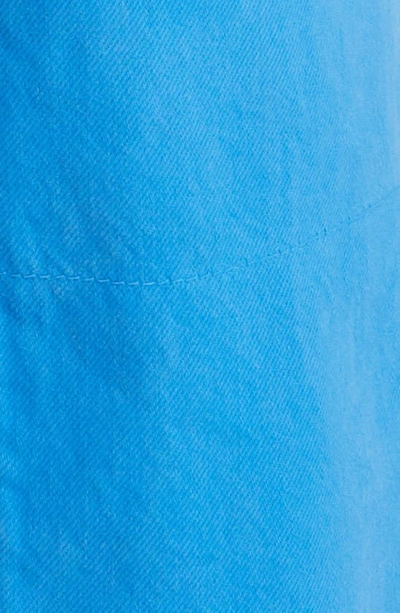 Frame Workwear Mid Rise Organic Cotton Jeans In Le Blue