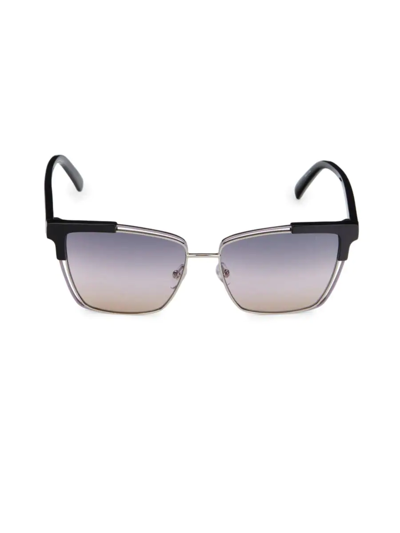 Shop Emilio Pucci Women's 57mm Square Sunglasses In Black