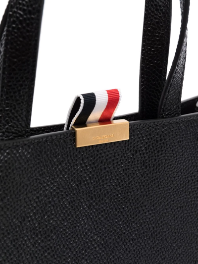 Thom Browne Small Multifunctional Lock-detail Backpack In Black
