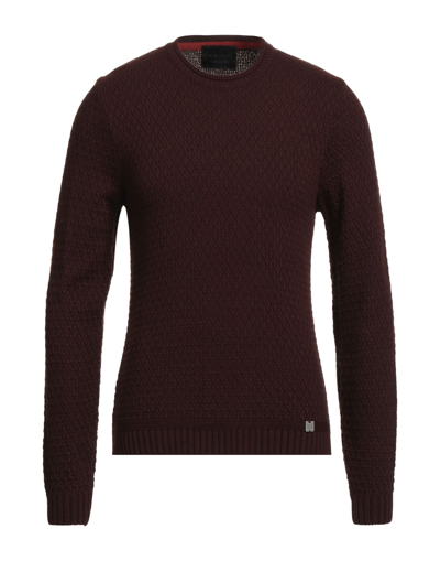 Shop Bl.11  Block Eleven Sweaters In Dark Brown