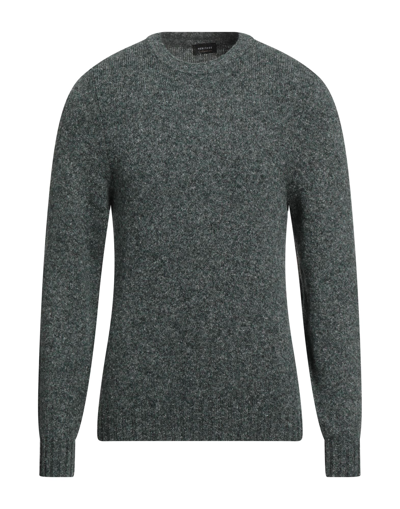 Shop Heritage Man Sweater Dark Green Size 46 Acrylic, Polyamide, Cotton, Wool, Synthetic Fibers