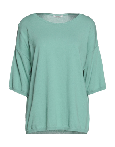 Shop Kangra Cashmere Kangra Woman Sweater Sage Green Size 6 Cotton
