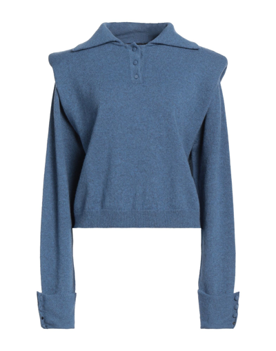 Shop Federica Tosi Sweaters In Blue