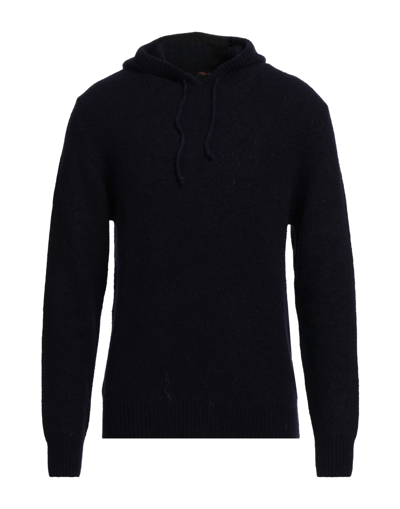 Shop Officina 36 Man Sweater Midnight Blue Size M Acrylic, Polyamide, Mohair Wool, Wool, Elastane