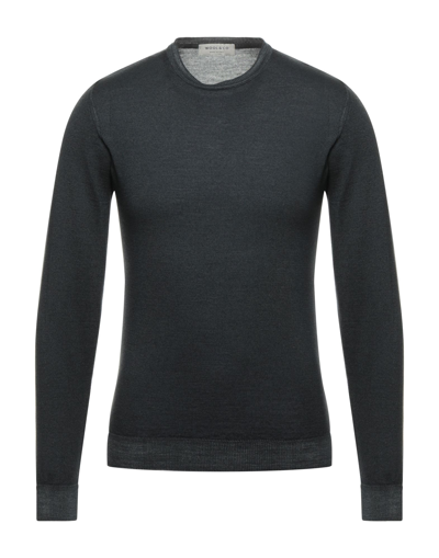 Shop Wool & Co Man Sweater Steel Grey Size S Merino Wool