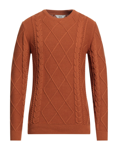 Shop Solid ! Sweaters In Rust