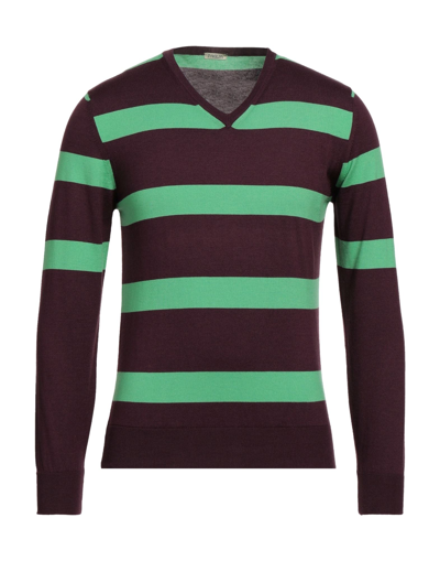 Shop Paglia Man Sweater Green Size 46 Cotton, Silk, Cashmere