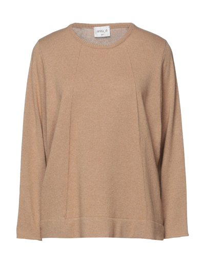 Shop Anita Di. Sweaters In Camel
