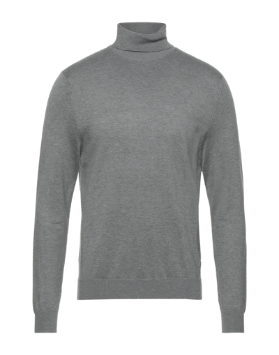 Shop Only & Sons Man Turtleneck Grey Size S Livaeco By Birla Cellulose, Polyester