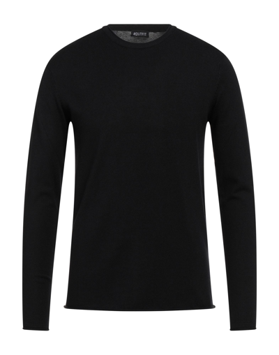Shop Outfit # Man Sweater Black Size M Viscose, Nylon