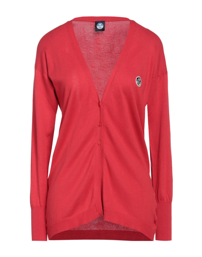 Shop North Sails Woman Cardigan Red Size S Cotton