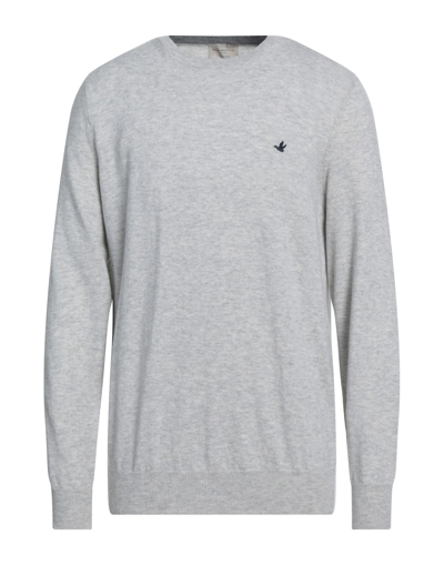 Shop Brooksfield Man Sweater Beige Size 46 Virgin Wool