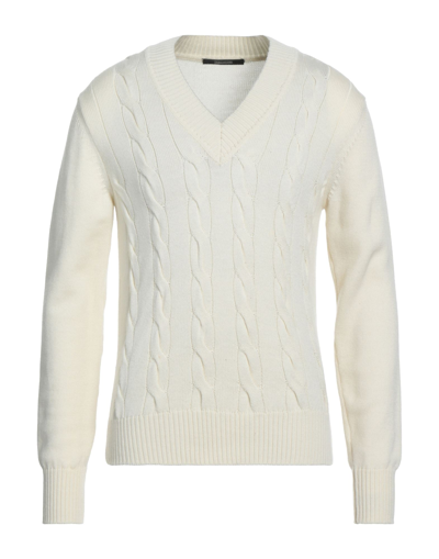 Tagliatore Sweaters In White