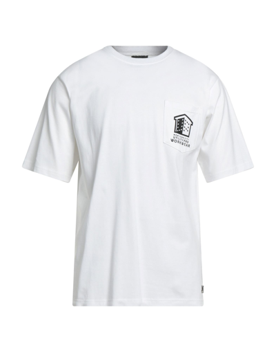 Shop Upww U. P.w. W. Man T-shirt White Size L Cotton