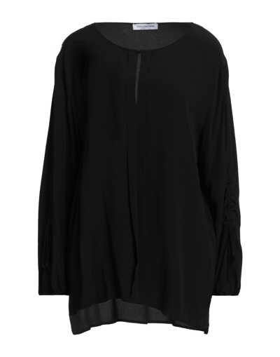 Shop Atos Lombardini Woman Top Black Size 6 Acetate, Silk