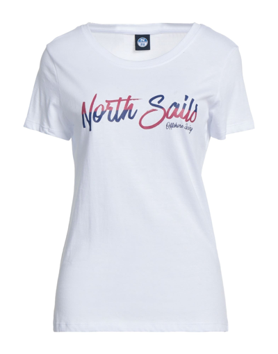 Shop North Sails Woman T-shirt White Size Xl Cotton