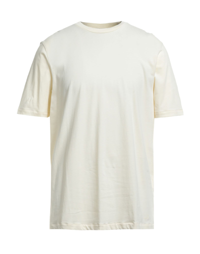 Shop Dunhill Man T-shirt Ivory Size Xl Cotton In White