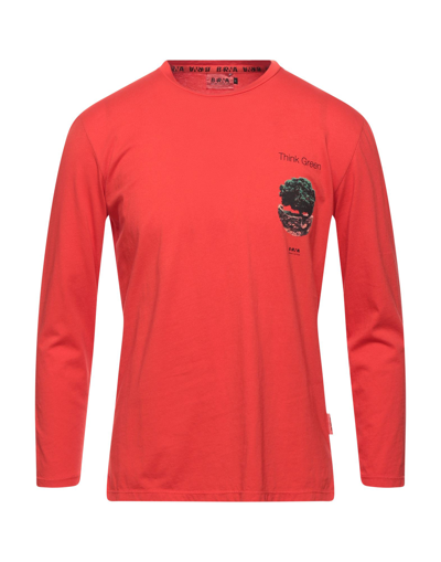 Shop Berna Man T-shirt Red Size S Organic Cotton