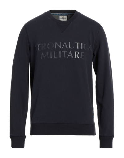 Shop Aeronautica Militare Sweatshirts In Dark Blue