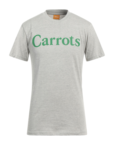 Shop Anwar Carrots Man T-shirt Grey Size Xxl Cotton