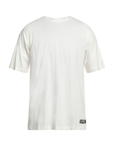 Shop Upww U. P.w. W. Man T-shirt White Size M Cotton, Polyester